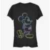 Cheap 😍 Disney Mickey Mouse Neon Mickey Girls T-Shirt 🥰