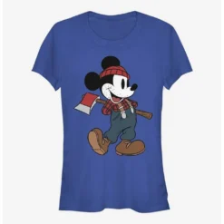 Hot Sale ✨ Disney Mickey Mouse Lumberjack Mickey Girls T-Shirt ⭐