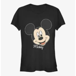 Hot Sale ✔️ Disney Mickey Mouse Mickey Big Face ⭐ Girls T-Shirt 🌟
