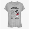 Promo 😍 Disney Mickey Mouse Mickey Drawing Girls T-Shirt ⌛