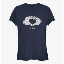 Outlet 🎁 Disney Mickey Mouse Glove Heart Girls T-Shirt 😉