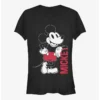 Discount 🧨 Disney Mickey Mouse Mickey Leaning Girls T-Shirt 🤩