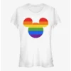 Promo 🛒 Disney Mickey Mouse Rainbow Ears Girls T-Shirt ⭐