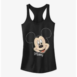 Outlet ✨ Disney Mickey Mouse Mickey Big Face 😀 Girls Tank ⭐