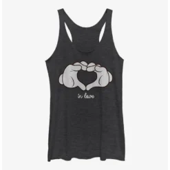 Discount 🔔 Disney Mickey Mouse Glove Heart Girls Tank ❤️