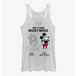 Buy 🌟 Disney Mickey Mouse Mickey Drawing Girls Tank ⌛