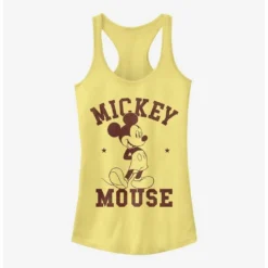 Buy 🥰 Disney Mickey Mouse Mickey Goes To College 🎁 Girls Tank ✨