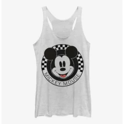 Hot Sale ✨ Disney Mickey Mouse Mickey Mouse Checkered ⭐ Girls Tank ⌛