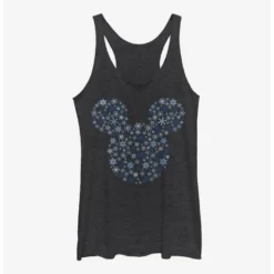 Buy ⌛ Disney Mickey Mouse Mickey Ear Snowflakes ❤️ Girls Tank 🔔