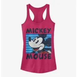 New 👏 Disney Mickey Mouse Mickey's Stripes 🎉 Girls Tank ⌛