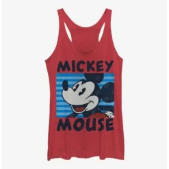Promo ⌛ Disney Mickey Mouse Mickey's Stripes 🎉 Girls Tank ✨