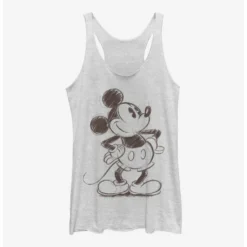 Discount ✨ Disney Mickey Mouse Sketch Mickey 😉 Girls Tank ✔️