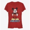Promo ⭐ Disney Mickey Mouse 90's Mickey 😀 Girls T-Shirt 🌟