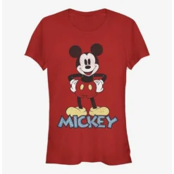 Promo ⭐ Disney Mickey Mouse 90's Mickey 😀 Girls T-Shirt 🌟