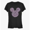 Discount 🎁 Disney Mickey Mouse Mickey Zebra Cheeta Fill Girls T-Shirt 🔔