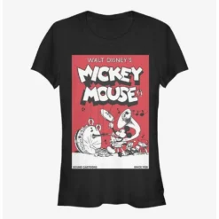 Discount ⭐ Disney Mickey Mouse Mickey Band Comic ⭐ Girls T-Shirt ⭐