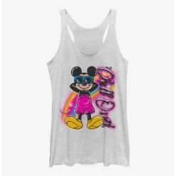 New ✔️ Disney Mickey Mouse Airbrushed Mickey 🛒 Girls Tank 🎉