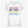 Deals ✨ Disney Mickey Mouse Retro Stack 😍 Girls T-Shirt ✔️