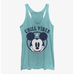 Cheapest ⌛ Disney Mickey Mouse Chill Vibes Girls Tank 🔥