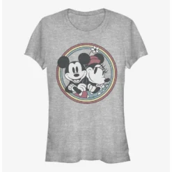 Hot Sale 🛒 Disney Mickey Mouse Retro Mickey Minnie Girls T-Shirt 😍