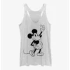 Brand new ✔️ Disney Mickey Mouse Simple Mickey Outline ❤️ Girls Tank ⌛