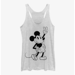 Brand new ✔️ Disney Mickey Mouse Simple Mickey Outline ❤️ Girls Tank ⌛