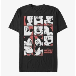 Best reviews of ❤️ Disney Mickey Mouse Mickey Mouse Expression Grid T-Shirt 🥰
