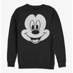 Discount 🌟 Disney Mickey Mouse Big Face Mickey Crew Sweatshirt 💯