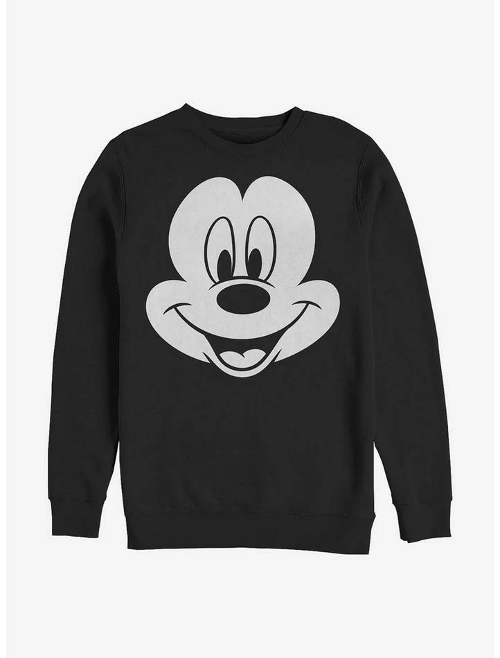 Discount π Disney Mickey Mouse Big Face Mickey Crew Sweatshirt π― 1 Discount π Disney Mickey Mouse Big Face Mickey Crew Sweatshirt π―