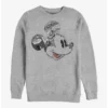 Discount 😀 Disney Mickey Mouse Comic Mouse Crew Sweatshirt ❤️