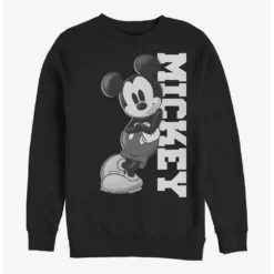 Best Sale 🎁 Disney Mickey Mouse Mickey Lean Crew Sweatshirt ✨