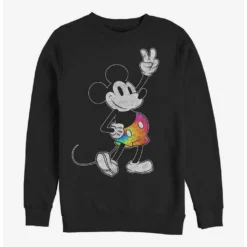 Budget 🧨 Disney Mickey Mouse Tie Dye Mickey Crew Sweatshirt 🔥