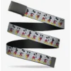 Deals ✨ Disney Mickey Mouse Poses Gray Clamp Belt 😀