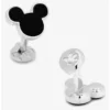 Wholesale ✔️ Disney Sterling Silver and Onyx Mickey Mouse Cufflinks 👏