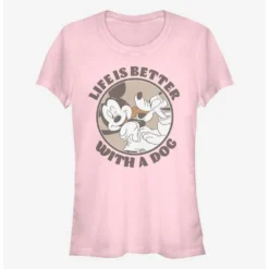 Coupon ✨ Disney Mickey Mouse Dog Life Girls T-Shirt 🌟
