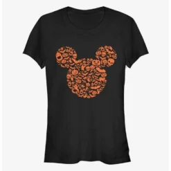 Best Sale 🔥 Disney Mickey Mouse Mouse Ears Halloween Icons ⭐ Girls T-Shirt ✔️