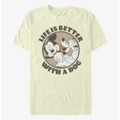 Hot Sale 👍 Disney Mickey Mouse Dog Life T-Shirt 👏 -Mickey Mouse Store 15374222 hi