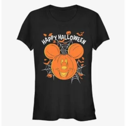 Deals 😉 Disney Mickey Mouse Mickey Mouse Jack-O'-Lantern Girls T-Shirt 🌟