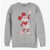 Coupon 👍 Disney Mickey Mouse Simple Mickey Outline Crew Sweatshirt ❤️