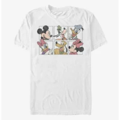 Hot Sale 💯 Disney Mickey Mouse Mickey And Friends Grid T-Shirt 💯