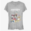 New ⌛ Disney Mickey Mouse Mickey Freinds Group 🔔 Girls T-Shirt ⭐