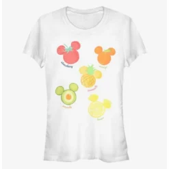 Best Sale 🛒 Disney Mickey Mouse Assorted Fruit 🎉 Girls T-Shirt ✔️