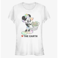 Promo 🎉 Disney Mickey Mouse Heart The Earth ⭐ Girls T-Shirt ⭐