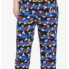 Wholesale ⭐ Disney Mickey Mouse Stripe Girls Pajama Pants Plus Size 😀