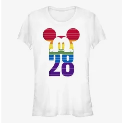 Budget 💯 Disney Mickey Mouse 28 Rainbow Pride T-Shirt ⭐