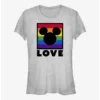 Outlet ⌛ Disney Mickey Mouse Love Rainbow Box T-Shirt 🤩