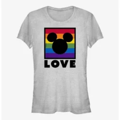 Outlet ⌛ Disney Mickey Mouse Love Rainbow Box T-Shirt 🤩
