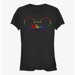 Best Sale ⭐ Disney Mickey Mouse Rainbow Pride Mouse Ears T-Shirt 🛒