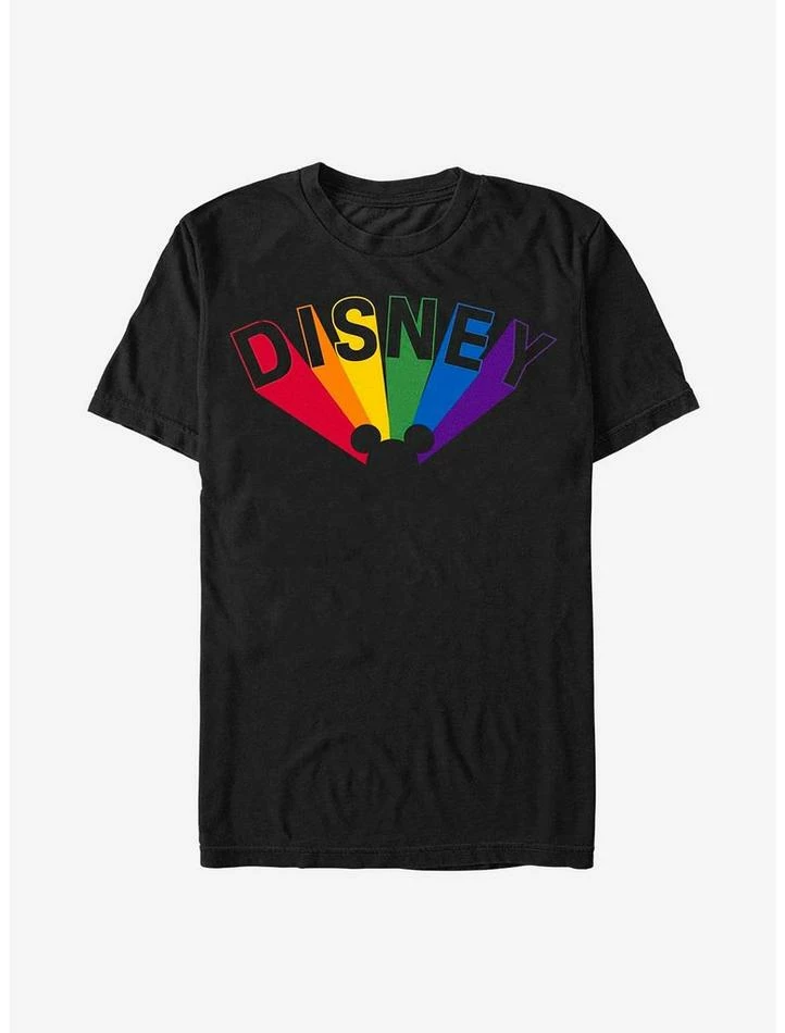 Deals ❤️ Disney Mickey Mouse Logo Prism Rainbow Ears T-Shirt ⌛ 1 Deals ❤️ Disney Mickey Mouse Logo Prism Rainbow Ears T-Shirt ⌛