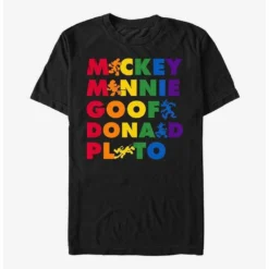 Flash Sale ✔️ Disney Mickey Mouse Rainbow Friends T-Shirt ⌛